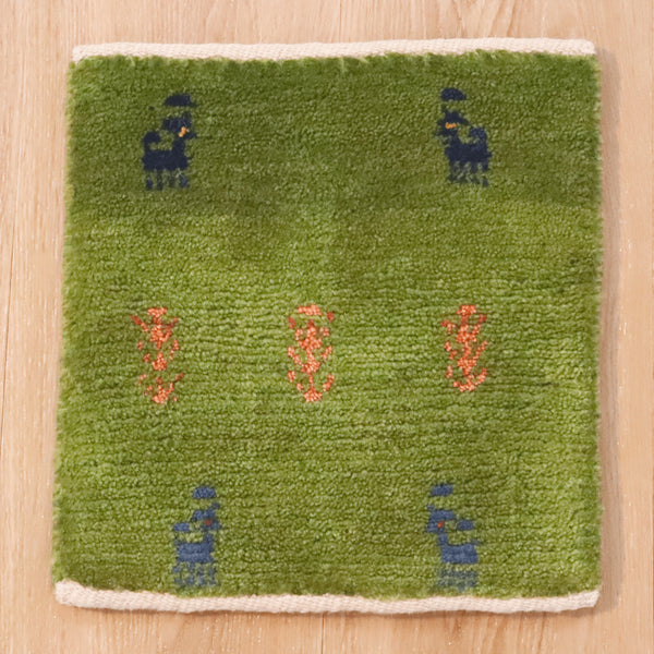 ギャッベ絨毯 9234119【31×30】