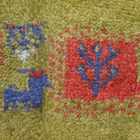 ギャッベ絨毯 9225901【32×31】