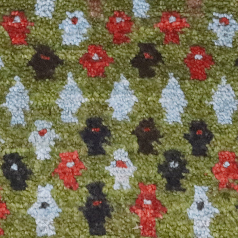 ギャッベ絨毯 10139665【30×33】