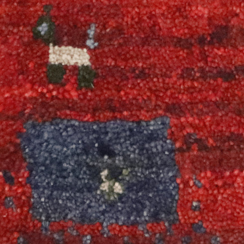 ギャッベ絨毯 9218543【32×34】