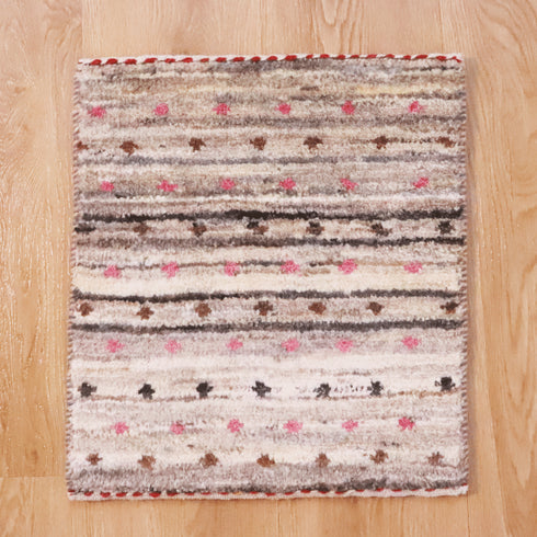 ギャッベ絨毯 10088132【43×38】