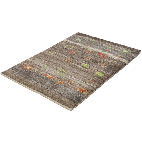 ギャッベ絨毯 「キャンプ」 10070438【89×62】