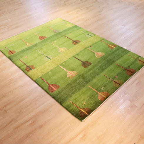 ギャッベ絨毯「不思議な形の生命の樹」9307049【236×172】