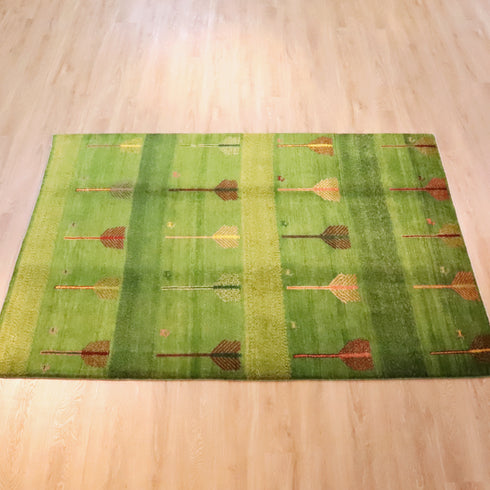 ギャッベ絨毯「不思議な形の生命の樹」9307049【236×172】