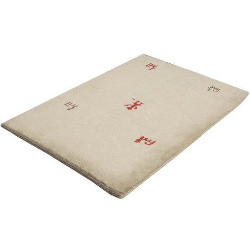 ギャッベ絨毯「バンザイ!」9150266【89×64】