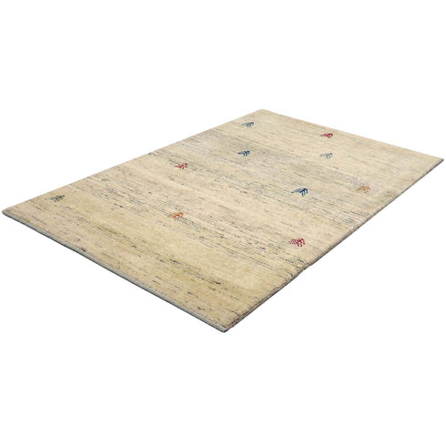 ギャッベ絨毯「優しいボーダー模様」10022058【155×101】