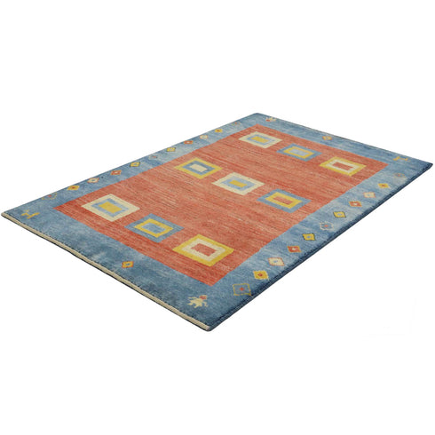 ギャッベ絨毯「ヴィンテージ風?」9135082【140×90】