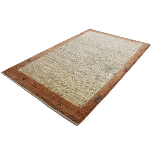 ギャッベ絨毯 「ナチュラルカラーのドット」 9414697【125×78】