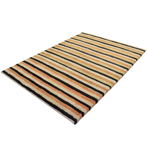 ギャッベ絨毯 「合わせやすい色合い」 931801【107×77】