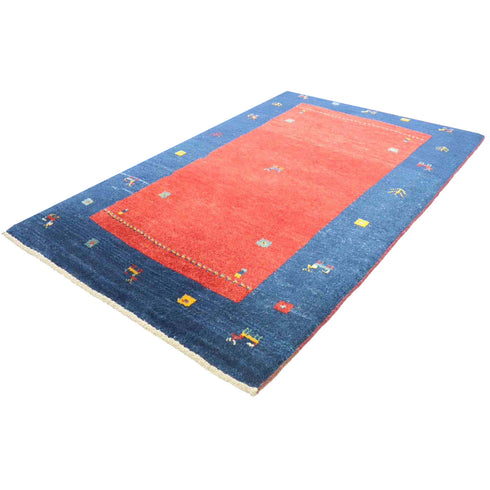 ギャッベ絨毯 「上下の横線」 9317839【135×85】