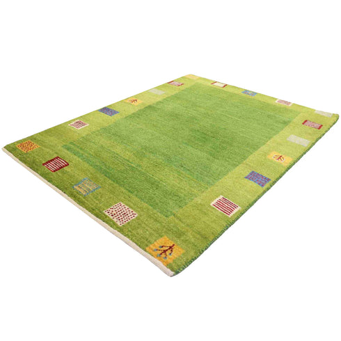 ギャッベ絨毯「春の運動会」10000539【130×97】