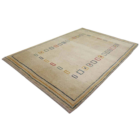 ギャッベ絨毯 「お花が一つ」 8413854【148×102】