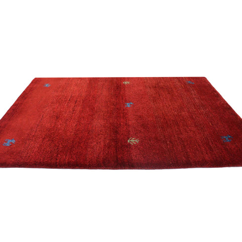 ギャッベ絨毯「青ヤギさん」9104986【146×100】