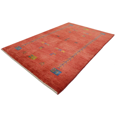 ギャッベ絨毯 「ヤギのシッポが...」 9231264【160×103】