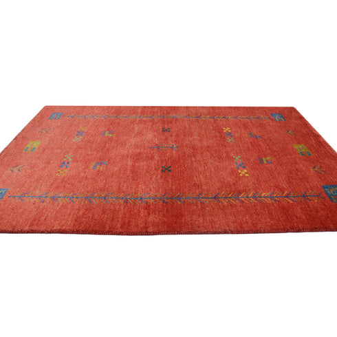 ギャッベ絨毯 「ヤギのシッポが...」 9231264【160×103】