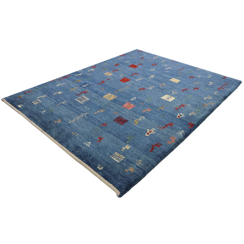 ギャッベ絨毯「文様祭り」9206190【130×100】