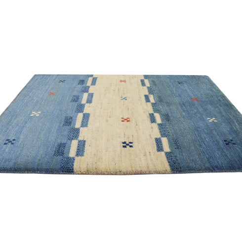 ギャッベ絨毯「穏やか~」10047442【146×102】