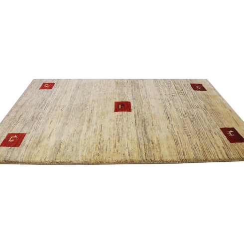 ギャッベ絨毯「サイコロの5?」9005842【143×92】