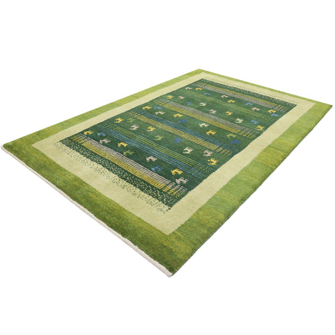 ギャッベ絨毯「羊さんのダンス?」10034127【152×100】