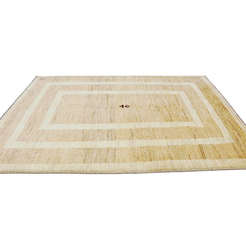 ギャッベ絨毯 「お花?」 8336093【142×103】