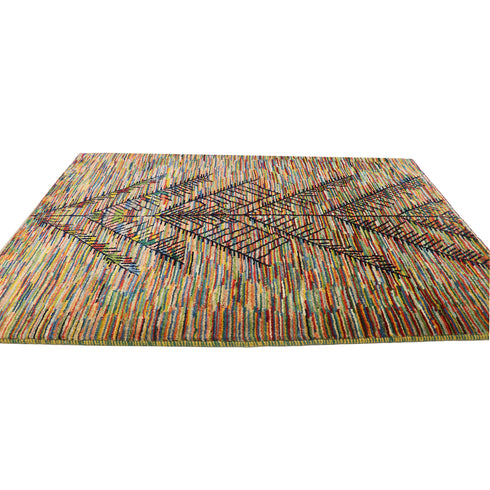 ギャッベ絨毯 「アーティスティック」 9216614【144×105】