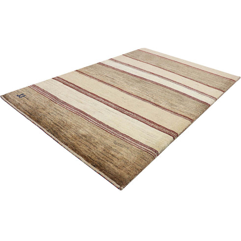 ギャッベ絨毯「ステキな色合いのボーダー模様」8416774【156×105】