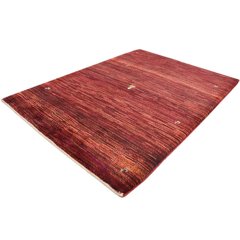 ギャッベ絨毯「夕暮れに佇む女の子」9136674【147×104】