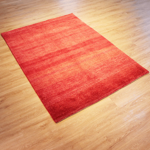 ギャッベ絨毯「赤の濃淡」915047【210×148】