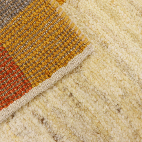 ギャッベ絨毯「仲良しの羊さん発見!」10123278【203×151】