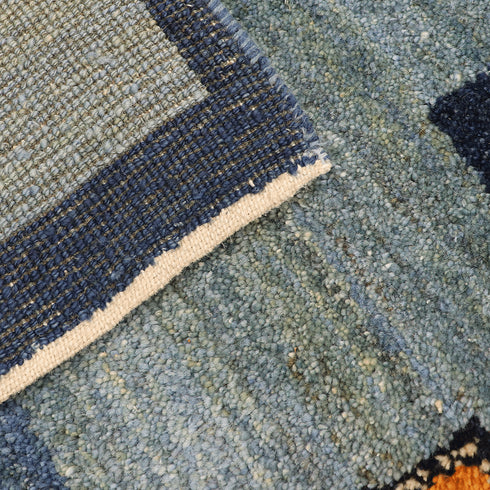 ギャッベ絨毯「たくさんの枠」10146675【201×153】