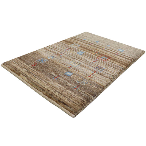 ギャッベ絨毯 「癒しの色合い」 10070414【89×59】