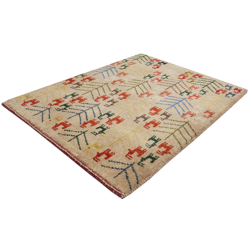 ギャッベ絨毯 「満員御礼」 9306379【85×63】